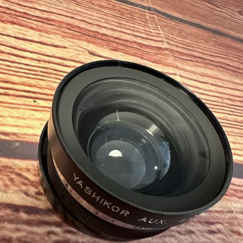 Yashikor Aux Telephoto 1:4 & Aux. Wide Angle 1:4 Lens And Tell-wide Finder Japan